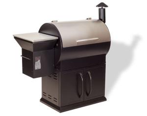 China Offset Smoker Chrome Plated Wood Pellet Barbecue Grills With Wheels factory