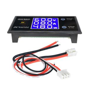 China LCD Digital Wattmeter Voltmeter Ammeter DC 0-100V 10A 1000W factory