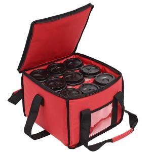 China Delivery Custom Insulated Food Bags , Insulated Collapsible Tote Bag Carrier 9 Cups factory