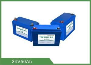 Lithium Iron Phosphate Rechargeable Lifepo4 Battery 24v 50ah High Energy Density