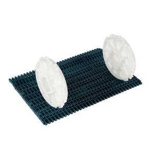 China Large DIP Angle Professional Industrial Sidewall Modular Plastic Conveyor Belt factory