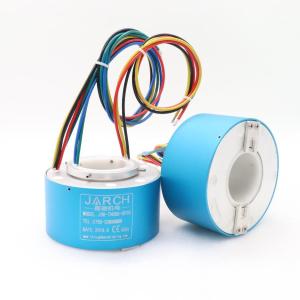 China 12V-220V Through Bore Slip Ring with 6MM-500MM Diameter 5RPM-5000RPM Rotating Speed factory