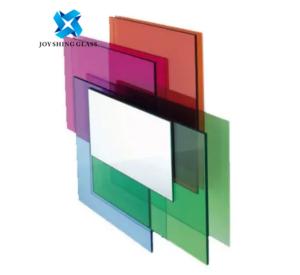 China Insulating Reflective Colored Laminated Glass For Houses / Shops factory