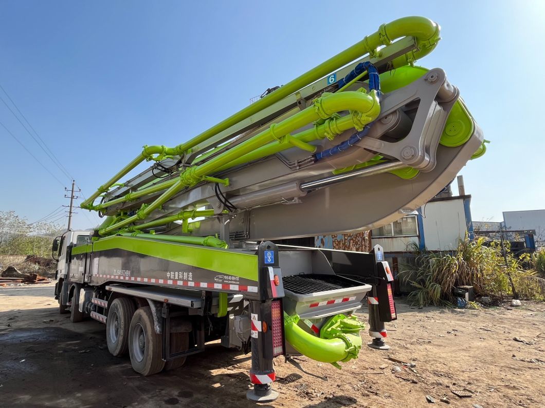 2013 Renovated Zml 52m Concrete Pump Truck Concrete Boom Pump Heavy Equipment