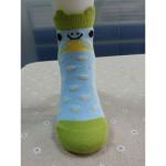 Cute custom logo, designed cotton ankle socks