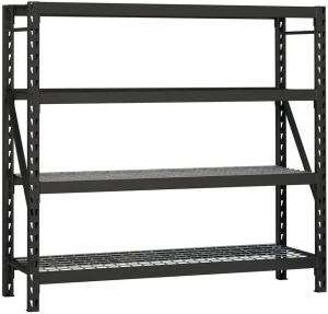 China Adjustable Industrial 4 Layers Warehouse Shelf Racks Commercial Metal Steel Automated Retrieval factory