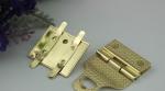 Unique design zinc alloy gold metal bag hardware twist turn lock