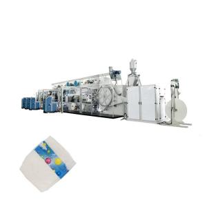 China Professional Small Scale Disposable Nappy Machine With After Sales Service factory