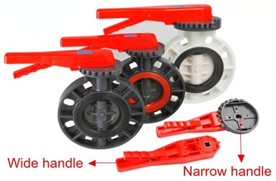 2&quot; PVC Butterfly Valve with Wide Handle Lever Type for Swimming Pool