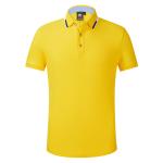 Anti Pilling Cotton Plain Polo Shirts Summer ODM Round Neck Printed
