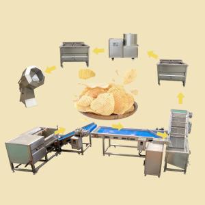 China Small Semi-automatic Machines To Manufacture Banana Chips Potato Chips Making Equipment factory