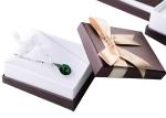Hand Making Jewellery Gift Packaging Paper Ribbon Brown Color EN71-3