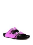 JBSL0312 Fuchsia Womens Soft Bottom Slippers Double Vintage Metal Clasp