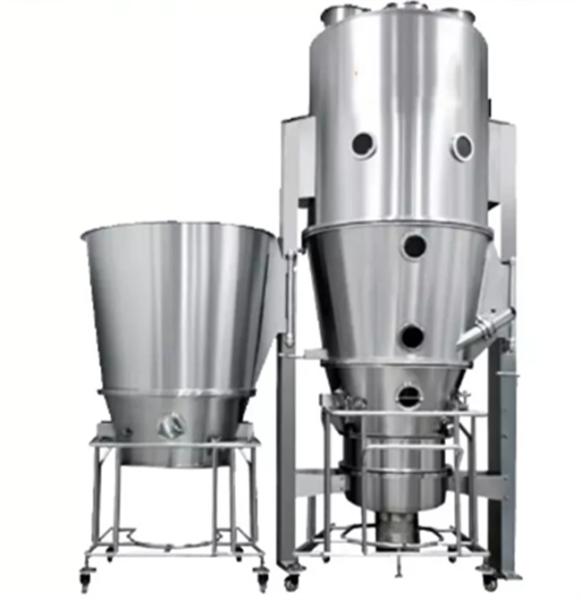 Stainless Steel Vertical Type Multifunctional Fluid Bed Dryer Granule Coating
