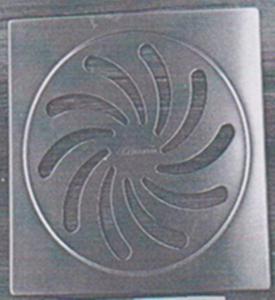 China Export Europe America Stainless Steel Floor Drain Cover4 With Square (150.8mm*150.8mm*3mm) factory