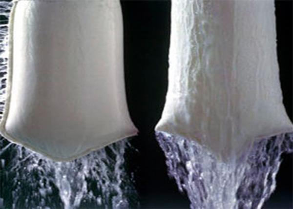 Air - Condition System Water Filtration Bags / High Efficiency Filter Bags White