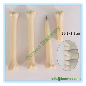 China Wholesale fashion stationery bone ballpen, bone style pen factory