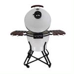 White Glazed 24 Inch Ceramic Grill European And American Style Outdoor Pizza