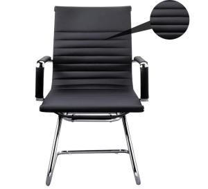 China Mesh Task Chair Black Frame Iron Feet Black Mesh Office Chair factory