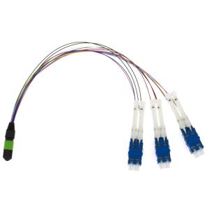 China High Density Fiber Optic CS MPO MTP Breakout Cable Singlemode factory