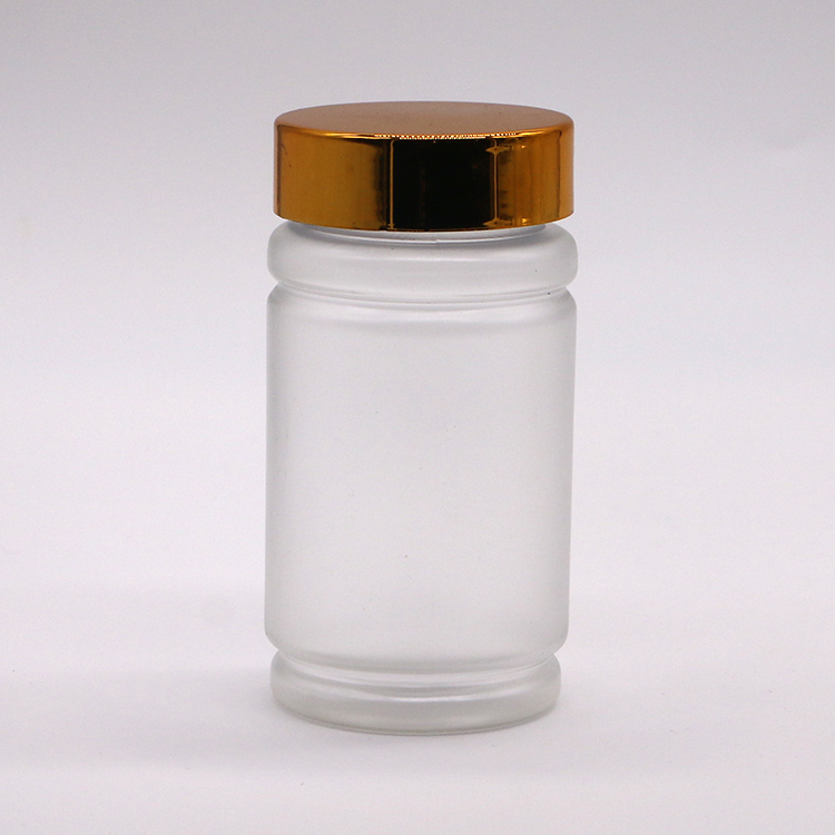 PET Collar 120ml Bamboo Shape Plastic Bottle Screw Cap for Pill Capsule Tablet Medicine Supplement
