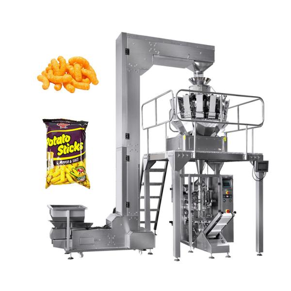 Automatic Vertical Form Fill Puffed Food Plantain Flour Pillow Bag Sealing