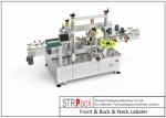 180pcs/Min Bottle Labeling Machine For Front Back Neck Surface Three Stickers