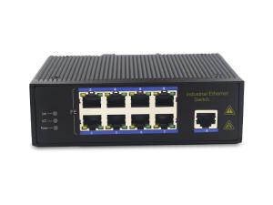 China UT09FP unmanaged industrial 9port 10/100M UTP RJ45 POE ethernet switch DIN Rail factory