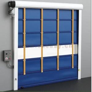 Remote Control Modern Style PVC Rapid Shutter Door With Thermal Insulation