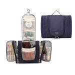 Girls Double Zipper Polyester Hanging Travel Toiletry Bag