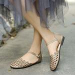 S467 Women'S Shoes Sen Line Mesh Hole Shoes Breathable And Convenient Shoe