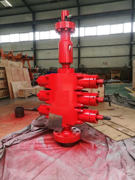 Vertical Triple Ram Wireline BOP Preventer 3FZ 76/35 Hydraulic Operated 4 3/4"