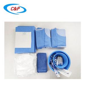 China Blue Sterile Angiography Drape Pack Kit SMS PP Non woven Fabric factory
