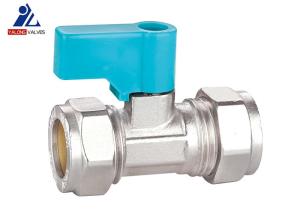 China Plastic Handle Pex Isolation Valve Hpb 57 Mini Brass Valve factory
