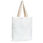 Fashion Washable Ladies Canvas Tote Bag With Snap Button Closure