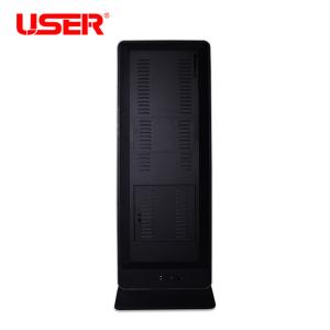 China 55 Inch Free Standing LCD Digital Signage Vertical Network Android factory