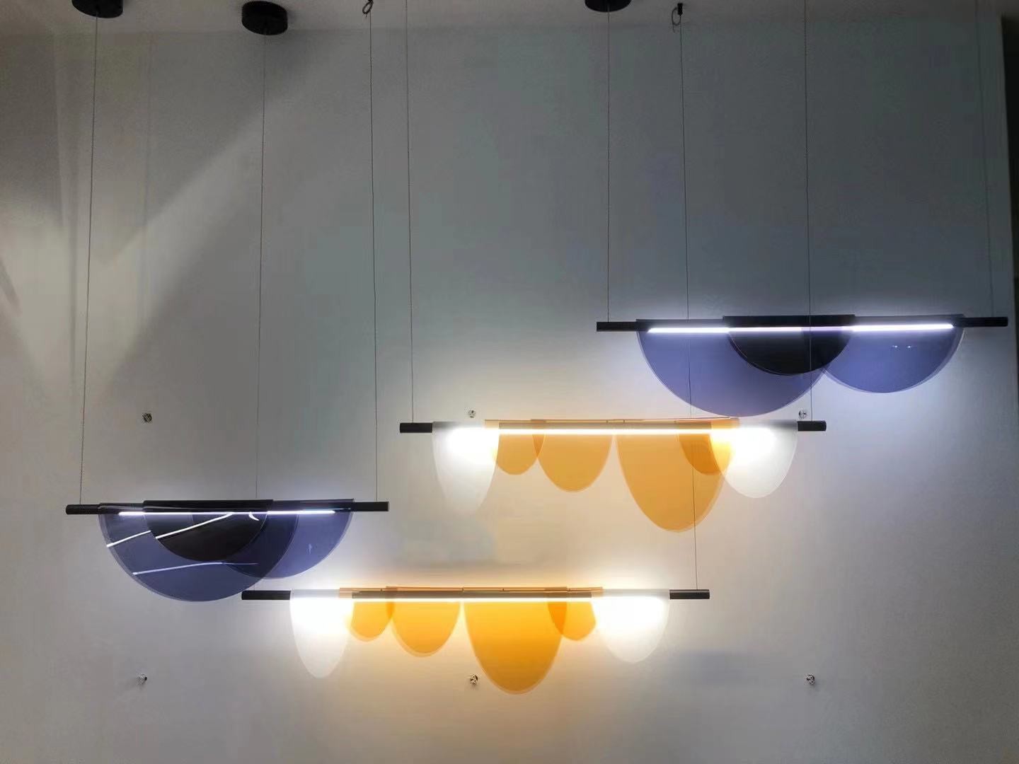 Modern Fancy Coffee Shop Living Room Led Hanging Chandelier Pendant Lamp