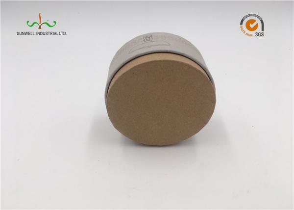 Coffe / Tea / Cosmetic / Candle Cardboard Cylinder Tubes Packaging Box SGS