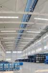 Silent 1.5KW 60RPM Gearbox Motor Hvls Industrial Fans With Aluminum Blade