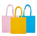 Blank 10OZ 12OZ 100% Cotton Canvas Shopping Bags With Handles Plain For Craft