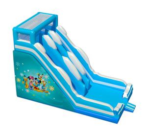 China Clown Inflatable Slide With Elephant Theme For Children Fun Park factory