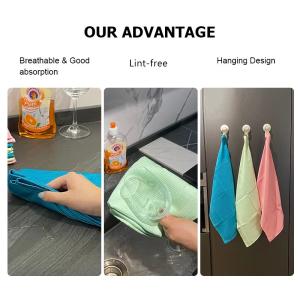 350GSM Waffle Microfiber Kitchen Towel - Absorbent & Lint-Free