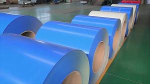 China RAL9010 Color Coated Galvanized Steel Coil For Roof Tiles factory