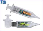 Transparent Plastic Syringe USB Pen Drive Hospital Promotional