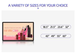 China Qtenboard 2K LCD Digital Signage Factory OEM/CKD Support CE/FCC Certified 1Yr Warranty Fast Shipping Digital Signage for Mall CMS factory