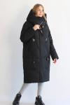 FODARLLOY Ladies Warm Hooded Cotton-Padded Clothes Slim Long Down Winter Jackets