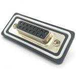ip67 waterproof db15 15pin connector D-Sub Receptacle, Female Sockets Connector