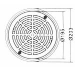 ABS 203mm Above Ground Pool Floor Drain Cover