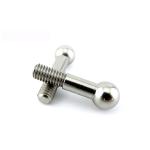 1mm-500mm Length Stainless Steel CNC Turning Solar Panel Fixation Ball Stud