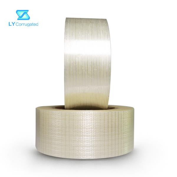 Transparent Flexo Printing Machine Parts Mono Cross Filament Tape For PET Film